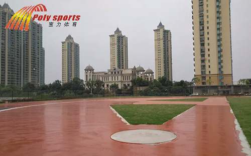 运动场塑胶跑道建设