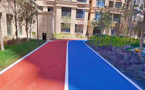小区塑胶跑道施工