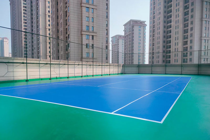 塑胶硅PU网球场